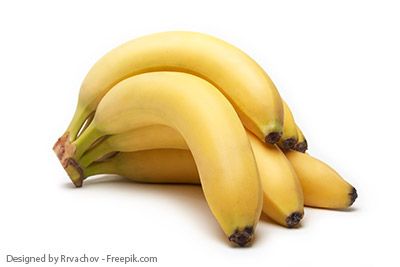 Schale mit geschnittenen Bananenscheiben