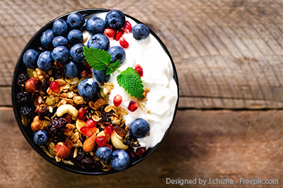 Porridge mit Beeren